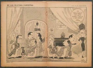 De los teatros Porteños [Dibujos] : Apuntes de Villanueva