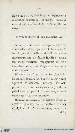 Of the contents of the Herniary sac
