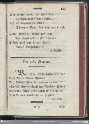 Der erste Ehemann