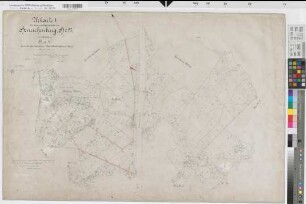 Henrichenburg (Castrop-Rauxel), Horneburg (Datteln), Zusammenlegung Henrichenburg, Urkarte I Henrichenburg Flur 4
