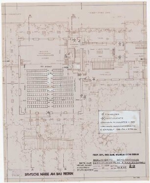 Gemeindehaus Berlin-Britz: Bestuhlung Saal 1:100