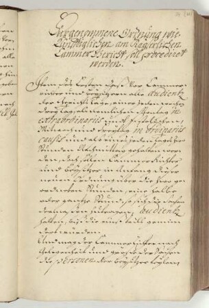 Kammergerichtsordnung Nürnberg 1523