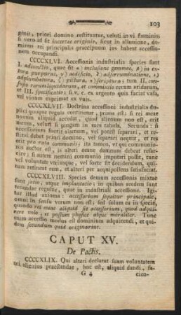 Caput XV. De Pactis.