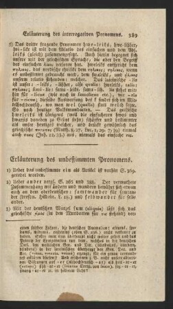 Erläuterung des unbestimmten Pronomens.