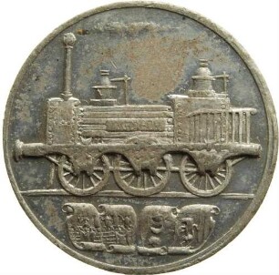 Leipzig - Eröffnung der Eisenbahnstrecke nach Magdeburg
