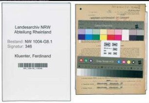 Entnazifizierung Ferdinand Kluenter , geb. 28.01.1911 (Ingenieur)