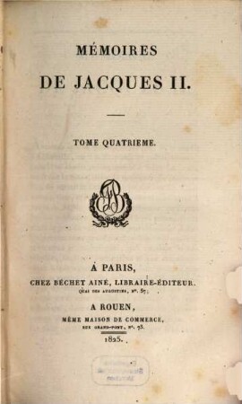 Mémoires de Jacques II.. 4