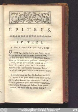 Épitres.