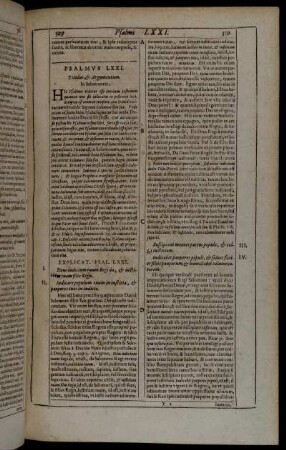 Psalmus LXXI. - Psalmus LXXX.