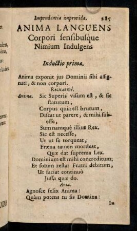285-296, Inductio prima; ...