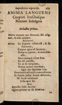 285-296, Inductio prima; ...