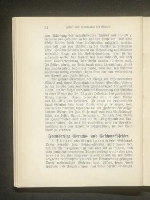 Fremdartige Geruchs- und Geschmacksfehler