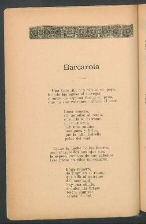 Barcarola