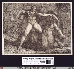 Herkules und Zentaur.