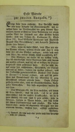 Erste Vorrede zur zweiten Ausgabe