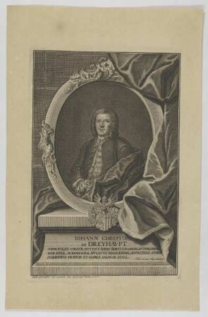 Bildnis des Iohann Christoph de Dreyhavpt