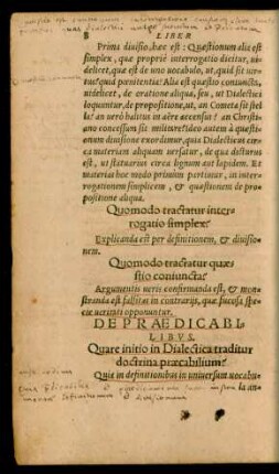 De Praedicabilibus.