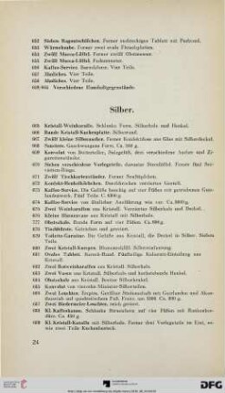 Silber (Nr. 665-719)