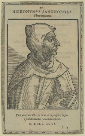 Bildnis des Gerolamo Savonarola