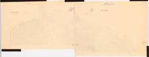 Botanischer Garten Diomedes der Universität Athen: Lageplan mit Höhenlinien 1:1000, Planungsunterlage Blatt 2