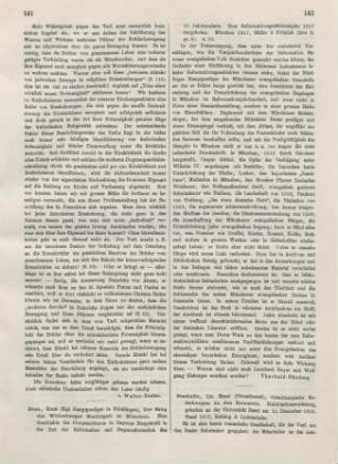 141-142 [Rezension] Dorn, Ernst, Der Sang der Wittenberger Nachtigall in München