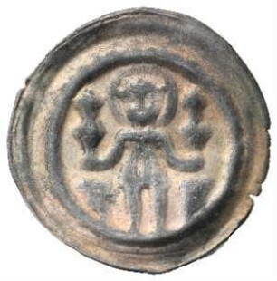 Fundmünze, Brakteat, 1254 - 1295