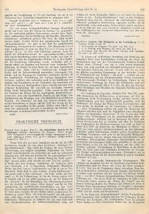 626-628 [Rezension] Berbuir, Eucharius, Das Kirchenjahr in der Verkündigung