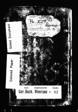 Gerichtshandelsbuch von Dennheritz und Seiferitz (bei Meerane), Bd. 3