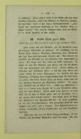 32. Gustav Adolf gegen Tilly