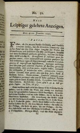 No. 51. Den 25ten Junius 1790.