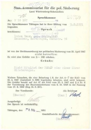 Baur, Luise