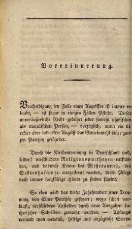 Antwort auf das Sendschreiben Dr. Martin Luthers an den neuesten Herausgeber seiner Streitschrift: Das Papstthum zu Rom vom Teufel gestiftet