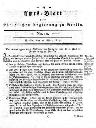 No. 10, 12. März 1817