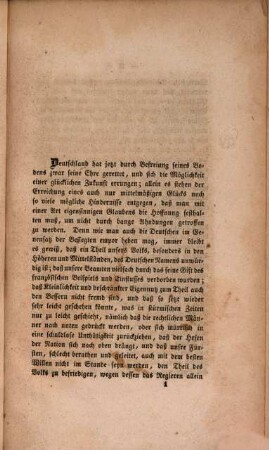 Ueber die Nothwendigkeit eines allgemeinen bürgerlichen Rechts für Deutschland