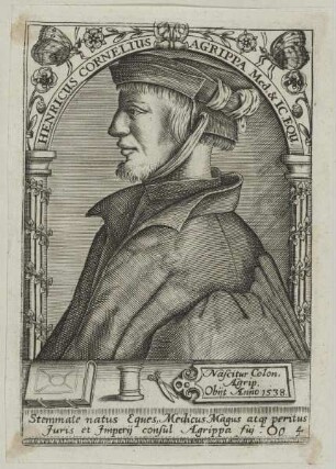 Bildnis des Henricus Cornelius Agrippa