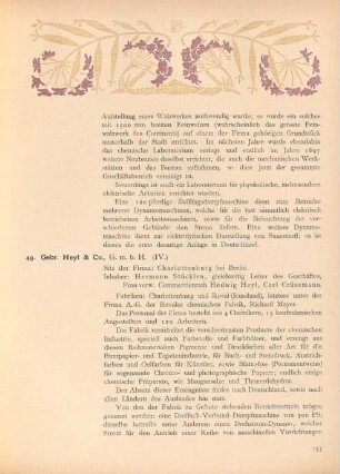 49. Gebr. Heyl & Co., G. m. b. H. (IV.)