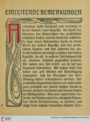 Einleitende Bemerkungen