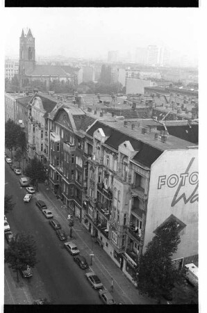 Kleinbildnegative: Pallasstraße von oben, 1982