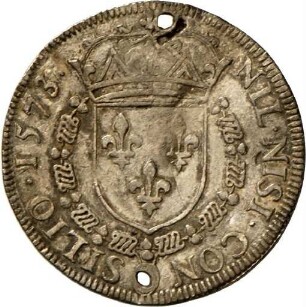 Jeton König Karls IX. von Frankreich, 1573