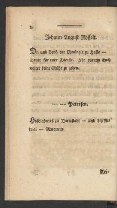 Johann August Nösselt.