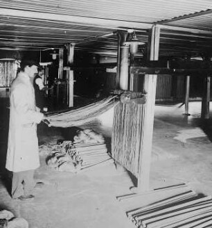 Trockenraum : Technikgeschichte | Technologie | Fasern, Gespinste und Gewebe | Leinenindustrie, Flachsspinnerei | Flachsspinnerei H. C. Müller