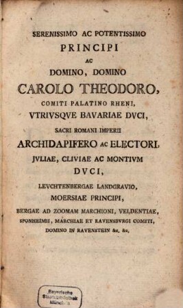 Positiones Ex Physica Generali Et Speciali, Ac Sublimiori Mathesi