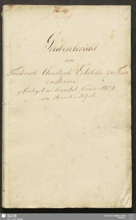 Grubenbericht von Friedrich Christoph Erbstolln zu Frauenstein - 18.6417 4.
