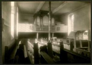 Bei Zweibrücken, prot. Kirche, Orgel, Gestühl