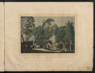 Nro. 2. Bivouac Sr. Königl. Hoheit des Kronprinzen Wilhelm von Württemberg bei Eve, den 28. Juni 1812.