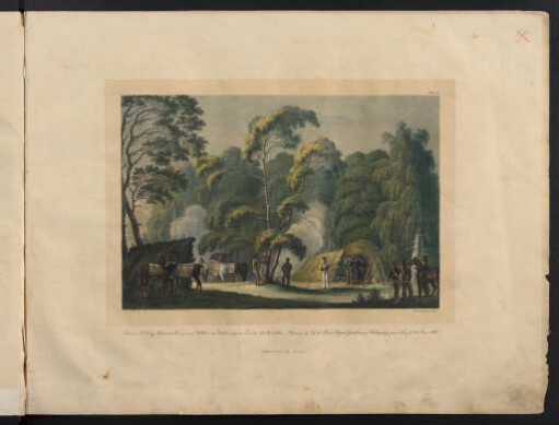 Nro. 2. Bivouac Sr. Königl. Hoheit des Kronprinzen Wilhelm von Württemberg bei Eve, den 28. Juni 1812.