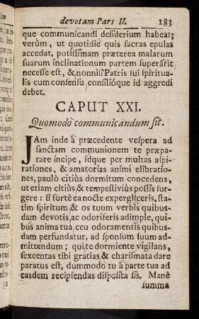 183-187, Caput XXI