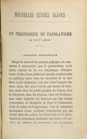 Études slaves : Voyages et littérature. (Bd. 2: Histoire et littérature), 2