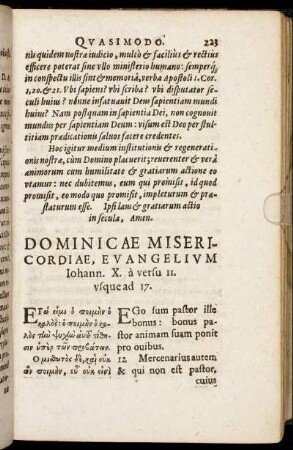 Dominicæ Misericordiæ.