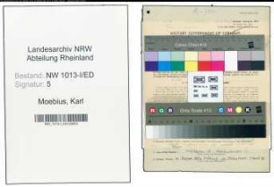 Entnazifizierung Karl Moebius , geb. 15.12.1909 ()